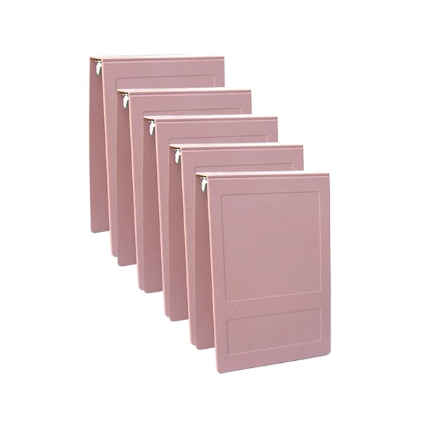 1.5 Inch Top Open 3 Ring Binder In Mauve, PK5
